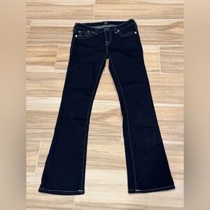 TRUE RELIGION BECCA BIG T FLAP BOOTCUT JEANS- NWOT
